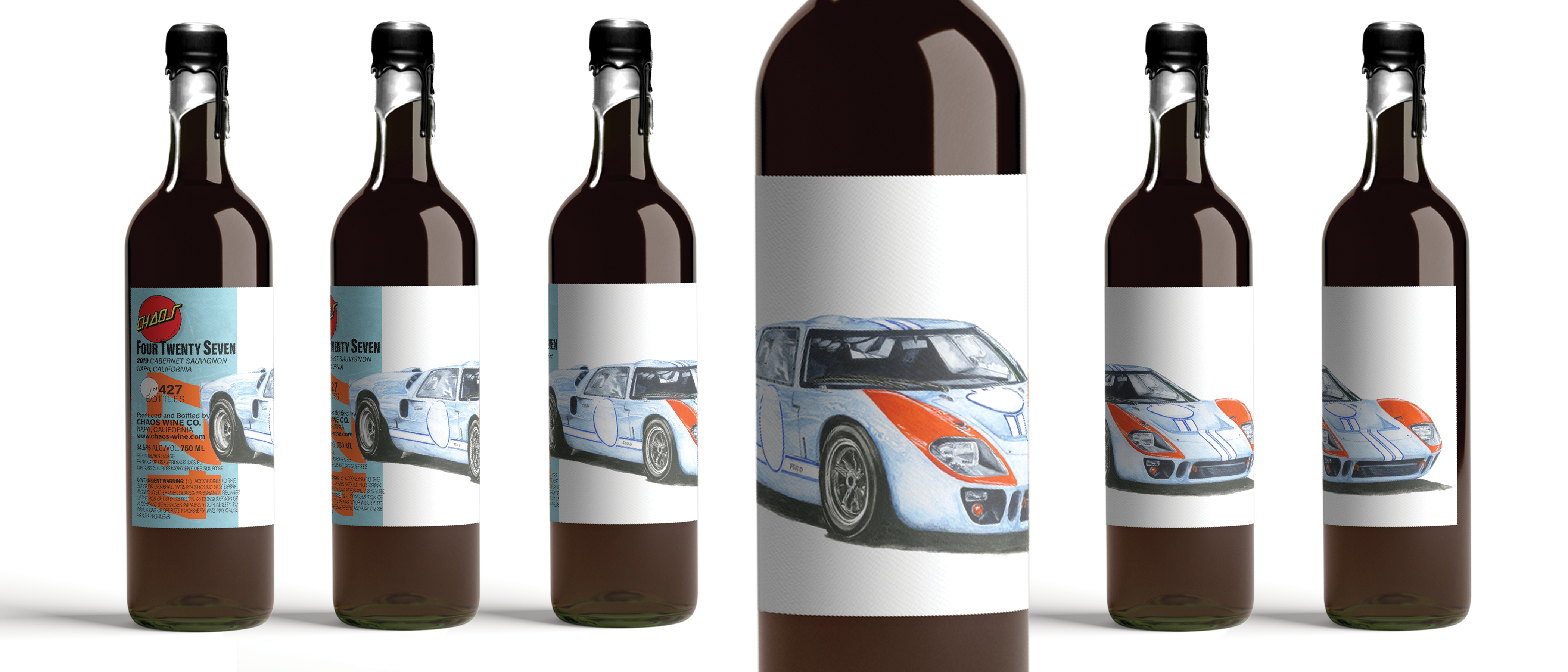 2019 Chaos 427 GT40_Mock_Multi angle